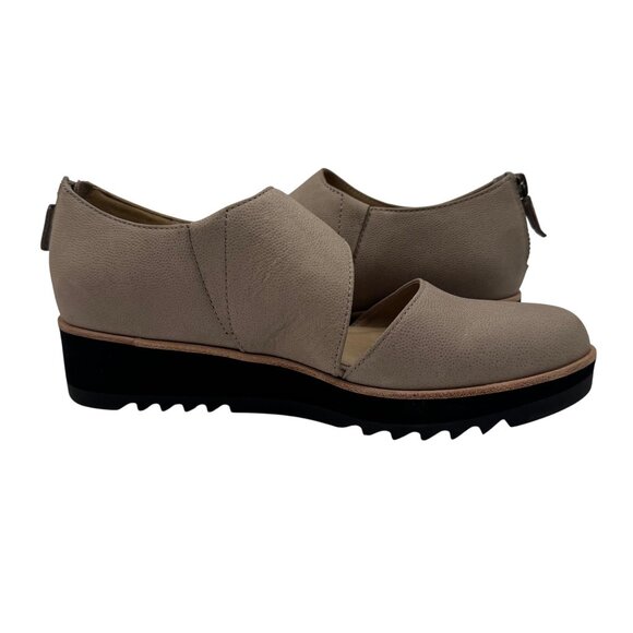 Eileen Fisher Match Leather Cut-Out Booties Tan Womens Size 7.5 - Picture 8 of 11